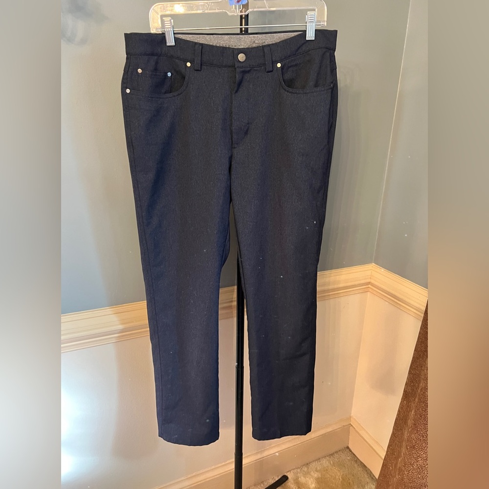 Greg Norman Collection Men's Navy Straight‎ pants golf